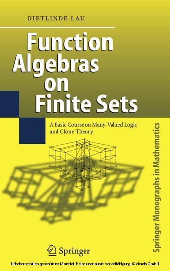 Function Algebras on Finite Sets main product photo