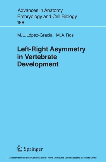 Left-Right Asymmetry in Vertebrate Development main product photo
