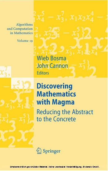 Discovering Mathematics with Magma main product photo
