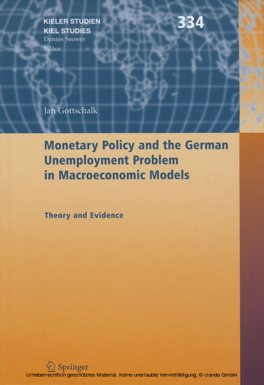 Monetary Policy and the German Unemployment Problem in Macroeconomic Models main product photo