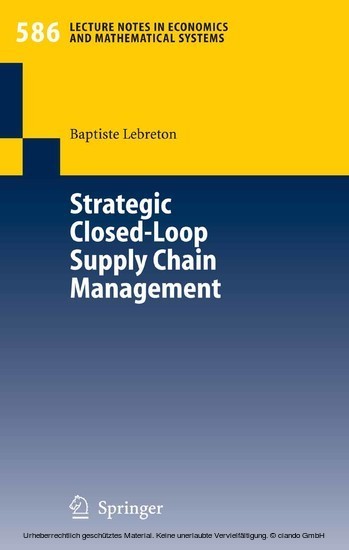 Strategic Closed-Loop Supply Chain Management main product photo