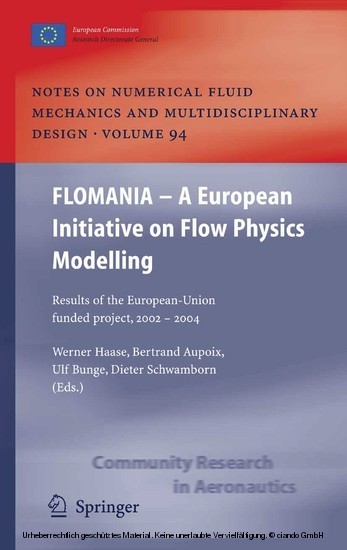 FLOMANIA - A European Initiative on Flow Physics Modelling main product photo