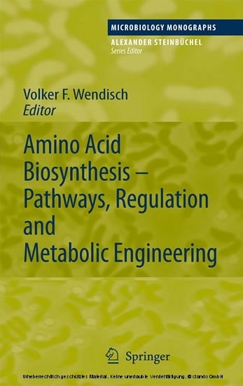 Amino Acid Biosynthesis - Pathways, Regulation and Metabolic Engineering main product photo