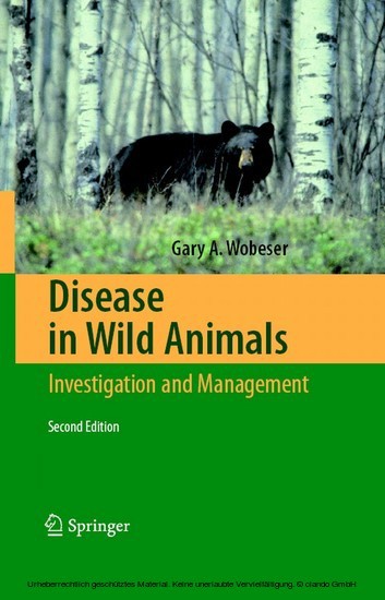 Disease in Wild Animals main product photo