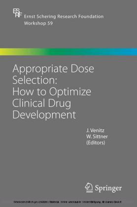 Appropriate Dose Selection - How to Optimize Clinical Drug Development