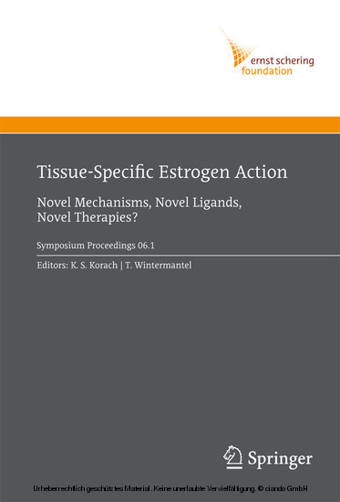 Tissue-Specific Estrogen Action main product photo