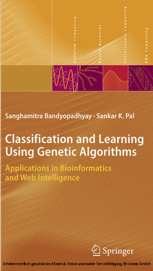Classification and Learning Using Genetic Algorithms main product photo