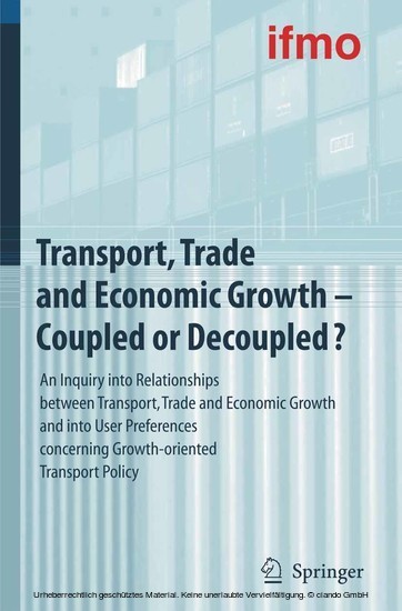 Transport, Trade and Economic Growth - Coupled or Decoupled? main product photo