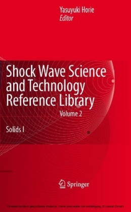 Shock Wave Science and Technology Reference Library, Vol. 2. Vol.2