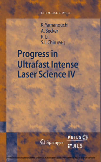 Progress in Ultrafast Intense Laser Science. Vol.4 main product photo