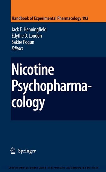 Nicotine Psychopharmacology main product photo