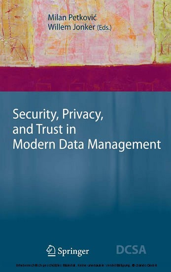 Security, Privacy, and Trust in Modern Data Management main product photo