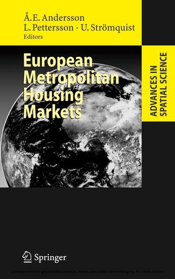 European Metropolitan Housing Markets main product photo