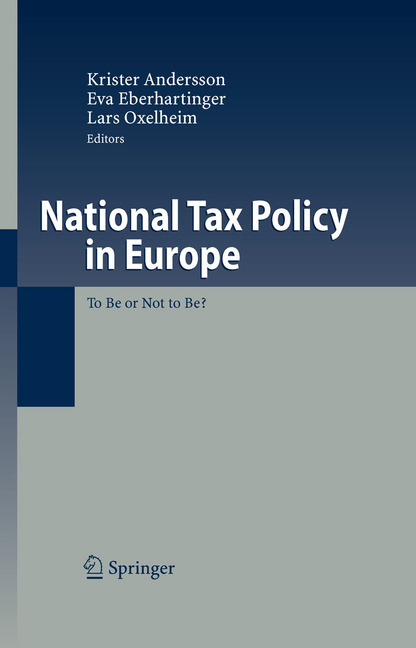 National Tax Policy in Europe main product photo