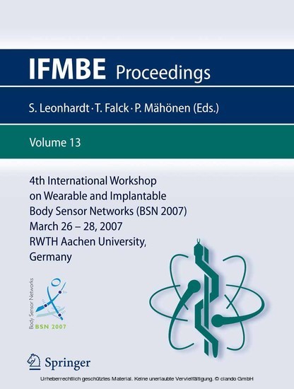 4th International Workshop on Wearable and Implantable Body Sensor Networks (BSN 2007) main product photo