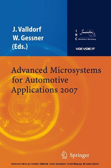 Advanced Microsystems for Automotive Applications 2007 main product photo