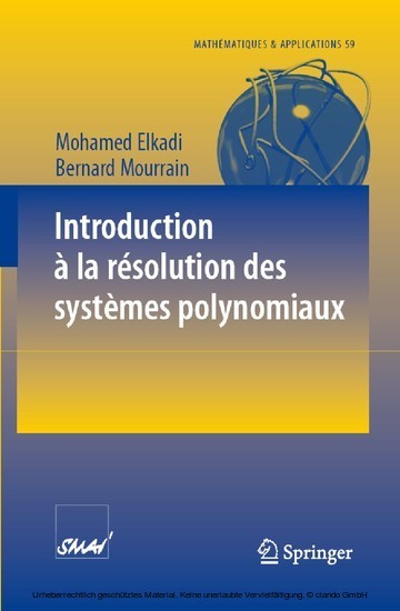 Introduction à la résolution des systèmes polynomiaux main product photo