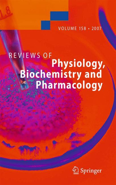 Reviews of Physiology, Biochemistry and Pharmacology 158 main product photo