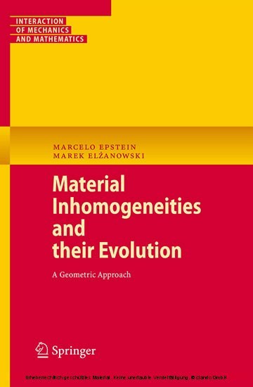 Material Inhomogeneities and their Evolution main product photo