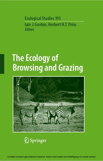 The Ecology of Browsing and Grazing main product photo