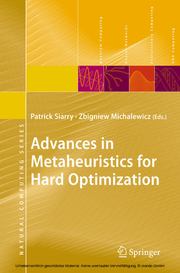 Advances in Metaheuristics for Hard Optimization main product photo