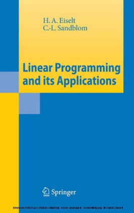 Linear Programming and its Applications