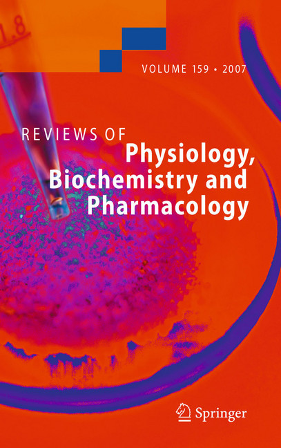 Reviews of Physiology, Biochemistry and Pharmacology 159 main product photo