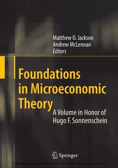 Foundations in Microeconomic Theory main product photo