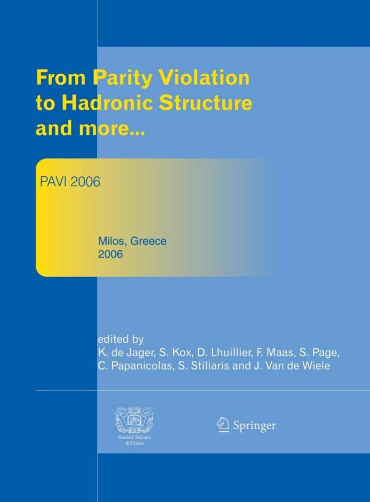 From Parity Violation to Hadronic Structure and more main product photo