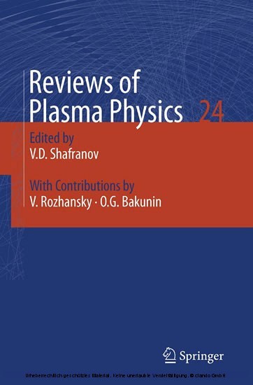 Reviews of Plasma Physics main product photo