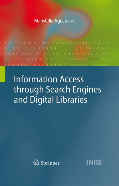 Information Access through Search Engines and Digital Libraries main product photo