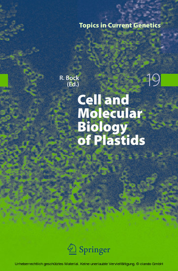 Cell and Molecular Biology of Plastids main product photo