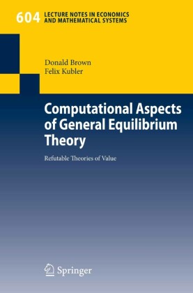 Computational Aspects of General Equilibrium Theory