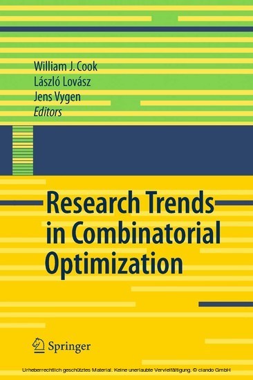 Research Trends in Combinatorial Optimization main product photo