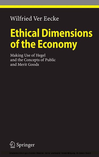 Ethical Dimensions of the Economy main product photo