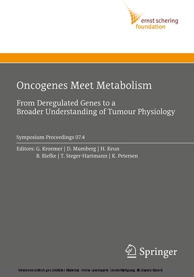 Oncogenes Meet Metabolism main product photo