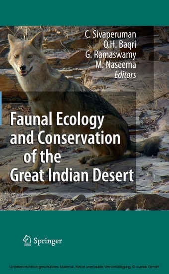 Faunal Ecology and Conservation of the Great Indian Desert main product photo