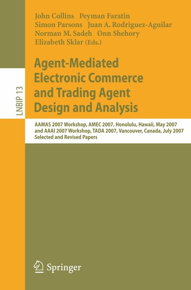 Agent-Mediated Electronic Commerce and Trading Agent Design and Analysis main product photo