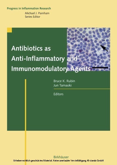 Antibiotics as Anti-Inflammatory and Immunomodulatory Agents main product photo