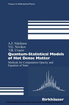 Quantum-Statistical Models of Hot Dense Matter