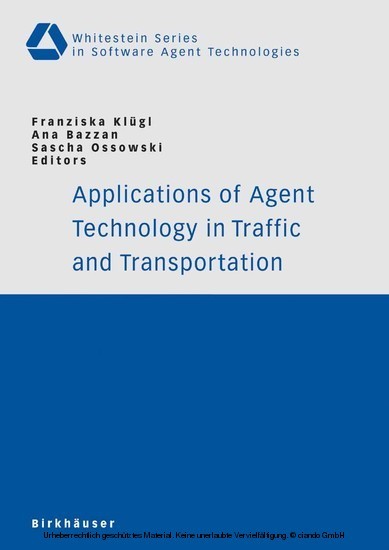 Applications of Agent Technology in Traffic and Transportation main product photo