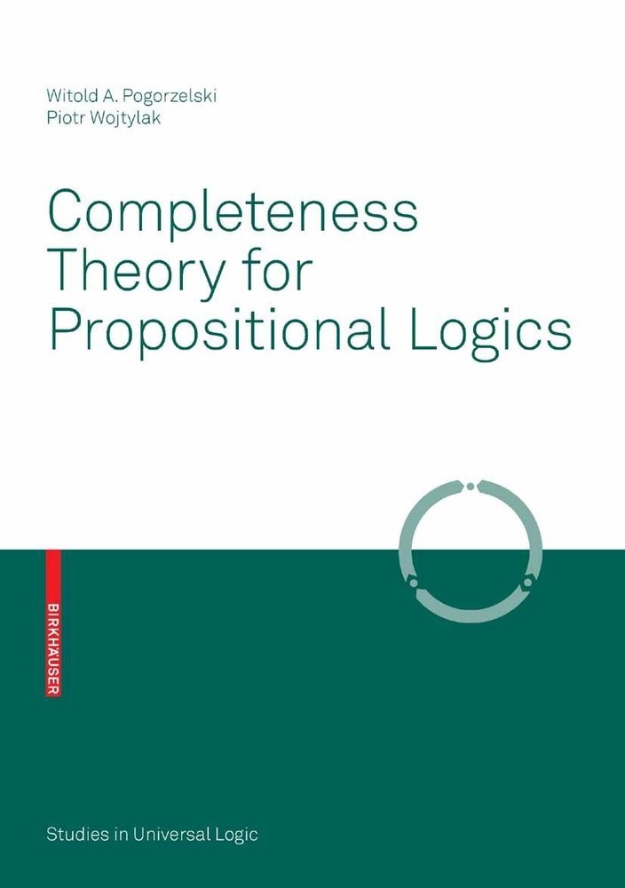 Completeness Theory for Propositional Logics main product photo