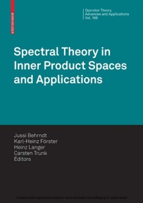 Spectral Theory in Inner Product Spaces and Applications