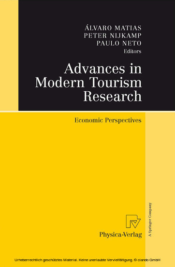 Advances in Modern Tourism Research main product photo