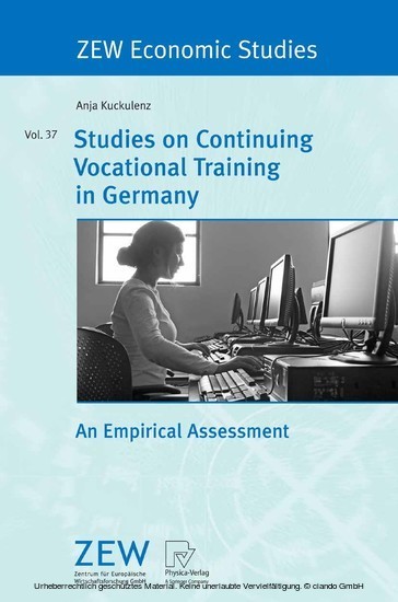Studies on Continuing Vocational Training in Germany main product photo