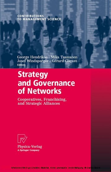 Strategy and Governance of Networks main product photo