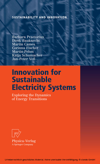Innovation for Sustainable Electricity Systems main product photo