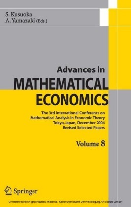 Advances in Mathematical Economics Volume 8. Vol.8