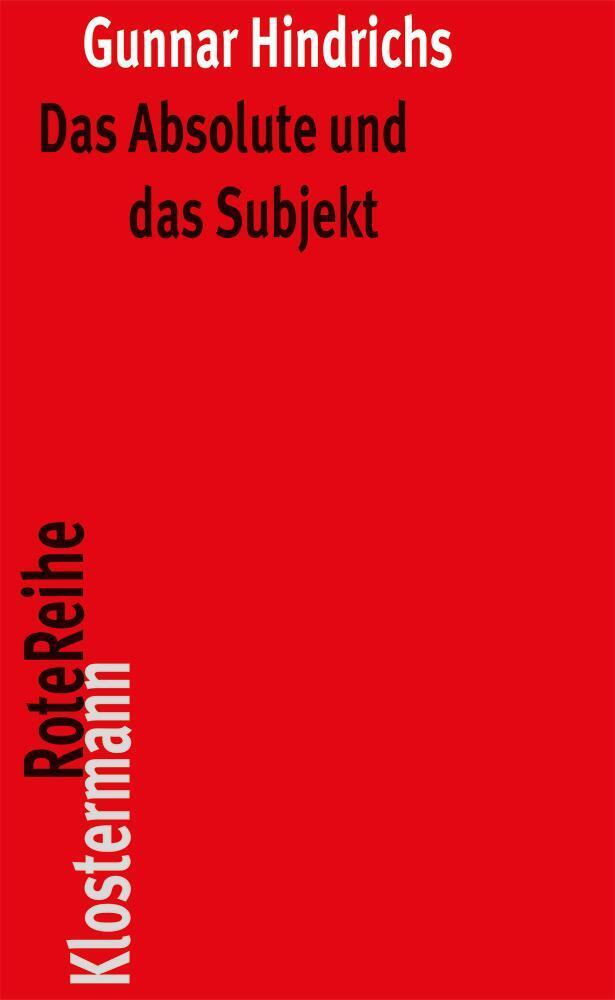 Das Absolute und das Subjekt main product photo