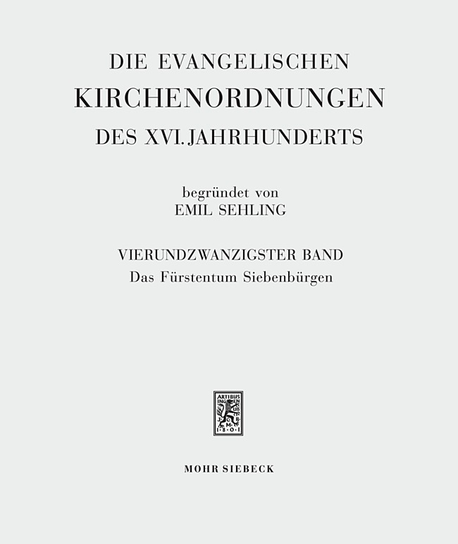 Die evangelischen Kirchenordnungen des XVI. Jahrhunderts. Bd.24 main product photo